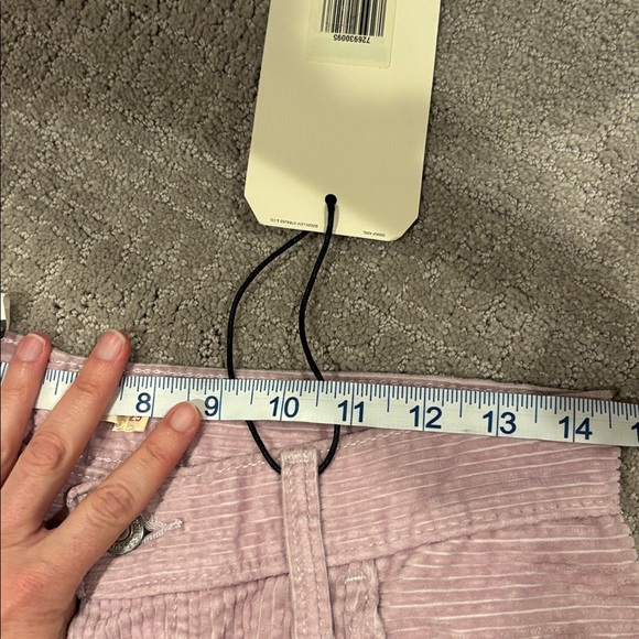 Levi’s NWT Ribcage Straight Ankle Corduroy Pants Pebble Keepsake Lilac 29 x 29 - Picture 14 of 14